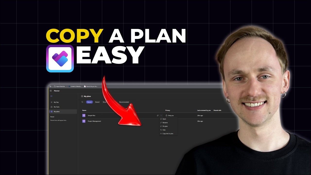 How to Copy a Plan in Microsoft Planner [2026 Full Guide] - YouTube