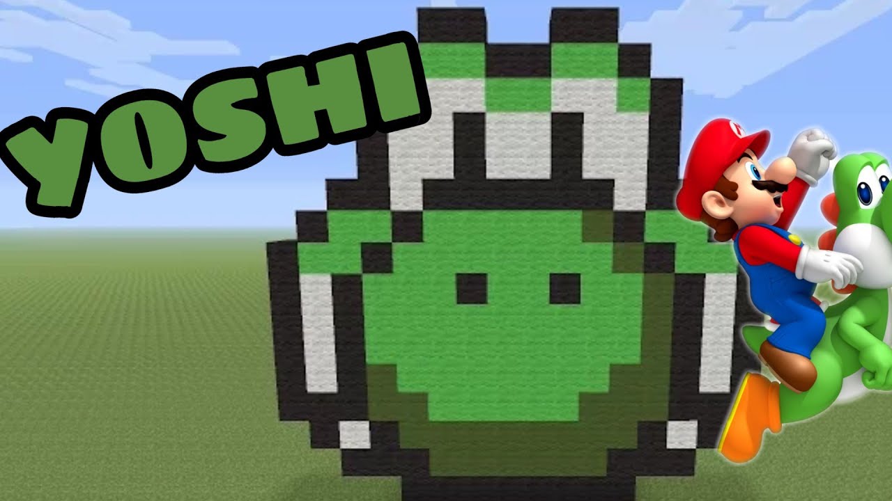 pixel art yoshi minecraft ita youtube youtube