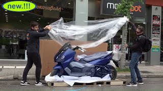 unboxing the new SYM TL500 scooter 2020