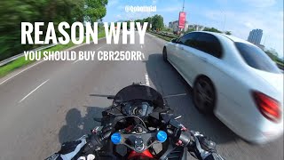 Should buy cbr250rr || Normal Ride || CBR250RR with akrapovic slip on