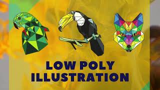 illustrator tutorial|| low poly portrait  in Adobe illustrator cc|| The ajma