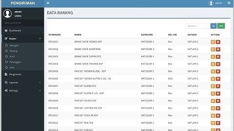 Aplikasi Pengiriman Barang Berbasis Web   Free Source Code
