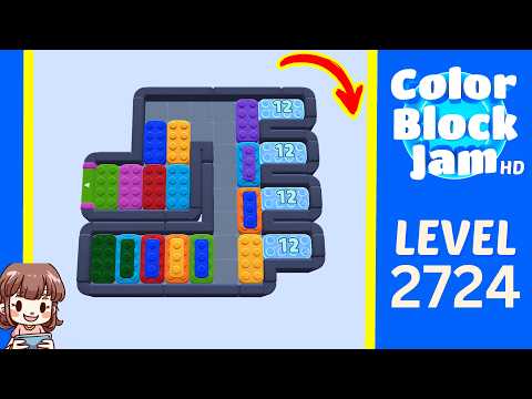 Color Block Jam Level 1717 (2724) Solution Walkthrough