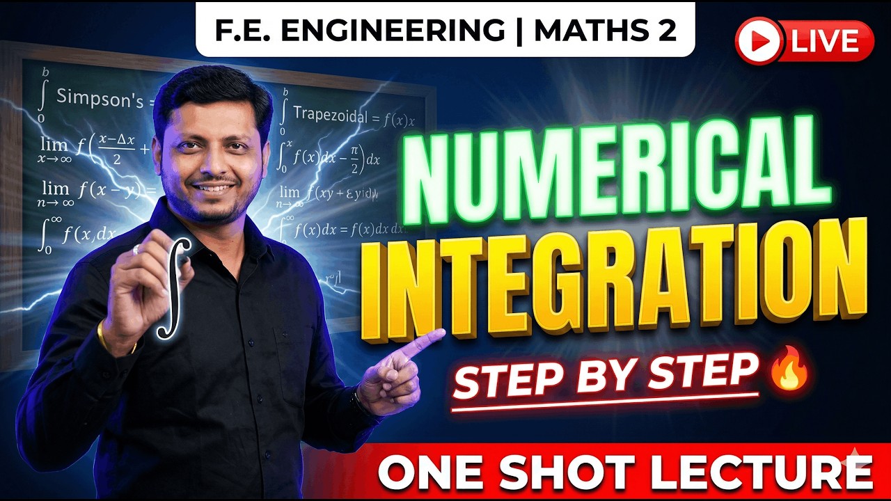 Numerical Integration |🔥Engineering Maths 2 | Full Chapter LIVE | with ...