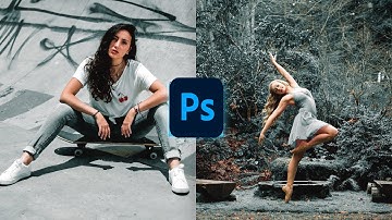 Make This Easy CYAN and ORANGE Color Grading Effect in Photoshop - Photoshop For Beginners