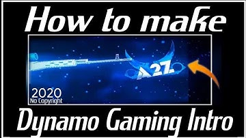 How to make Dynamo gaming intro without copyright full explain video