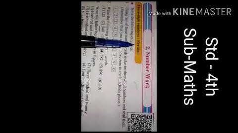 Std 4th -Maths- Lesson no.2-Number Work