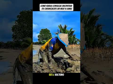 KURILA Found The Crabs In The Mud Fishing Fish Crab Lake Amazon 