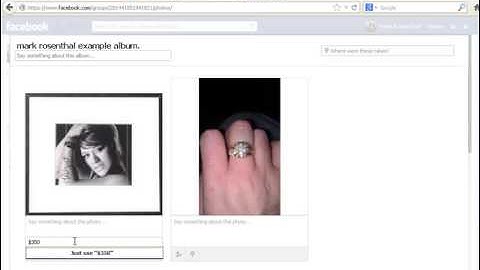 Learn how to make an album on a facebook group.
