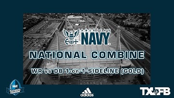 2025 NAVY NATIONAL COMBINE: WR vs DB 1-on-1 SIDELINE VIEW GOLD GROUP