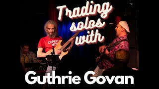 Trading solos with Guthrie Govan 🎸🎸💥