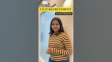 Get Job-Ready in 45 Days | US IT Recruiter Course with WFH Support