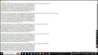 (FIS3083 LAB 2) DNA Multiple Sequence alignment 