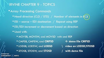 CSIT 256 Chapter Overview Irvine Ch 09