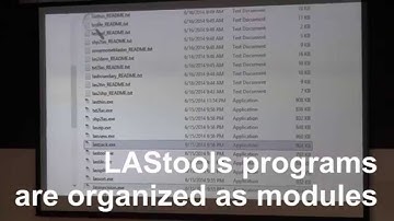 LiDAR tools, Dr. Martin Isenburg on LAStools, Part 1