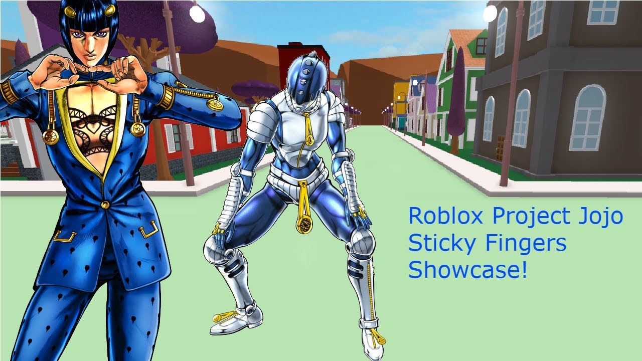 Roblox Project Jojo Sticky Fingers Showcase Youtube - sticky fingers roblox roblox gameplay
