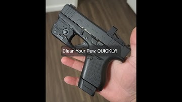 How To: 60 ish Second Glock Cleaning! | #guncleaning #weapons #edc #edccarry