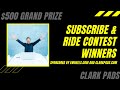 Subscribe &amp; Ride Winners - $500 for an EUC or Electric Scooter from eWheels or a set of Clark Pads!