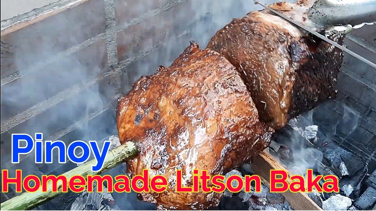Pinoy Homemade Litson baka (Filipino Roast Beef) simple easy cook