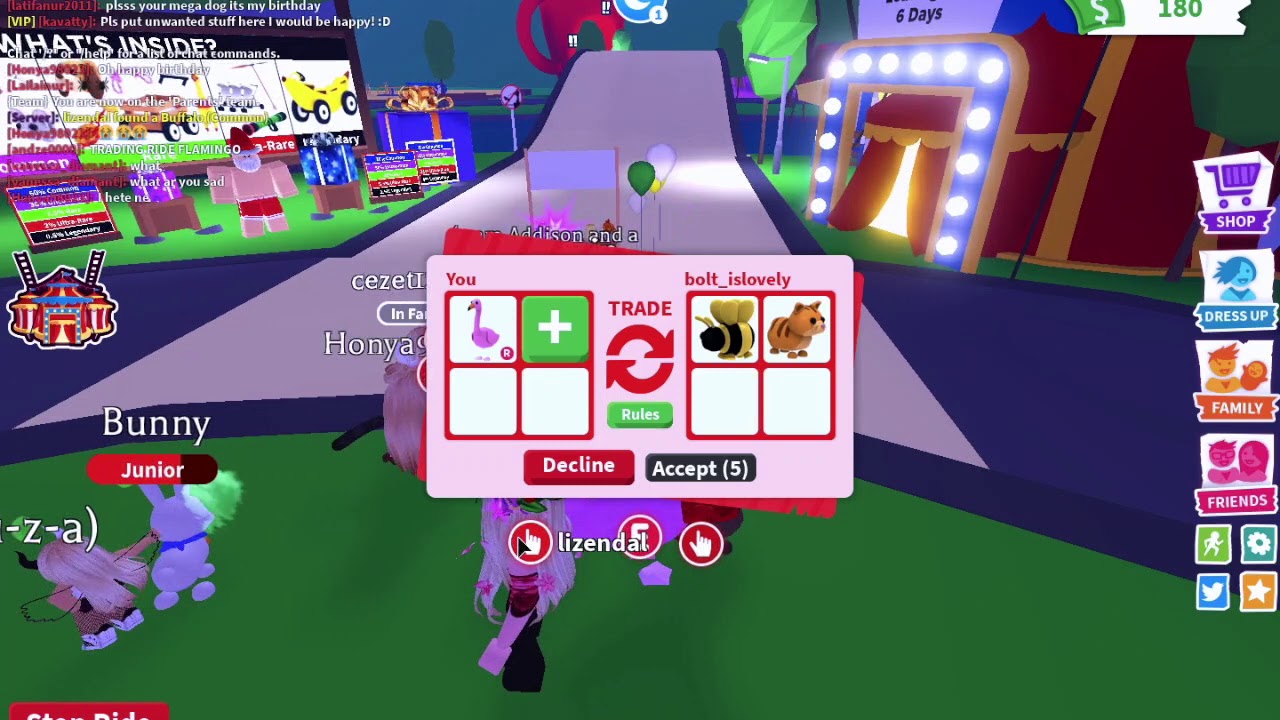 roblox trading game new flamingo