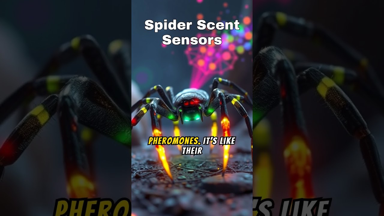 New study reveals that spiders can detect smells using their leg hairs!