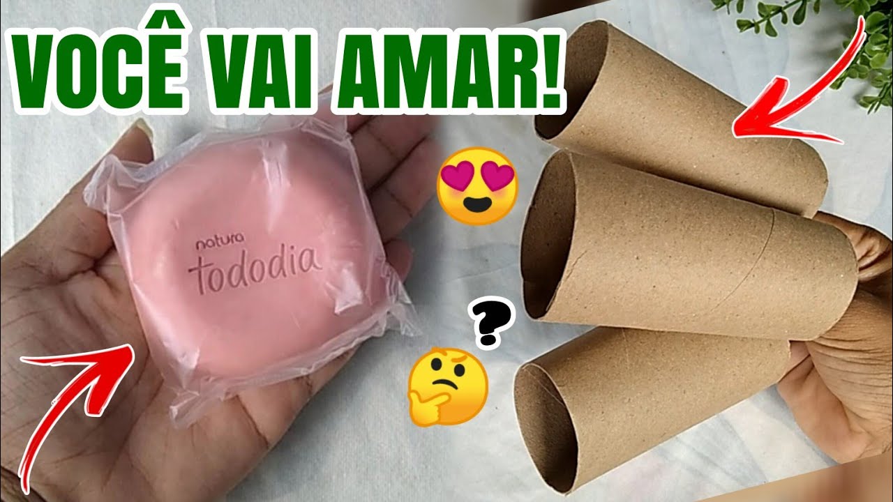 VOCÊ VAI CORRER PRA FAZER! INCRÍVEL IDEIA DE LEMBRANCINHA COM SABONETE E ROLO DE PAPEL 