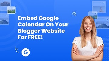 How to Embed Google Calendar on Your Blogger Website for FREE? #embed #google #blogger #free