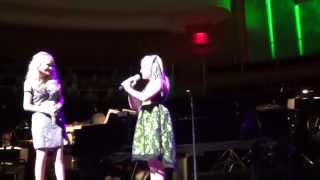 Kristin Chenoweth singing duet "For Good" with 9 year old girl Brooke Besikof