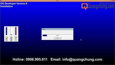 Hướng dẫn Cài đặt GX Developer PLC.  Install instructions GX Developer - Part 1..