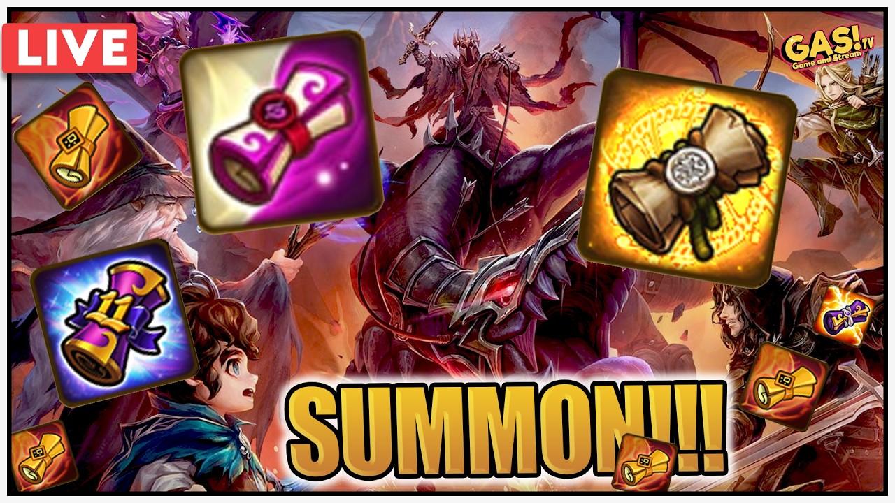 BIGGEST SUMMON/GACHA SESSION! - LIVE Summoners War #tutorial #rpg