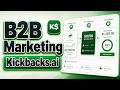 What is ROI for B2B Saas Marketing w/ Kickbacks.ai (June 2026)