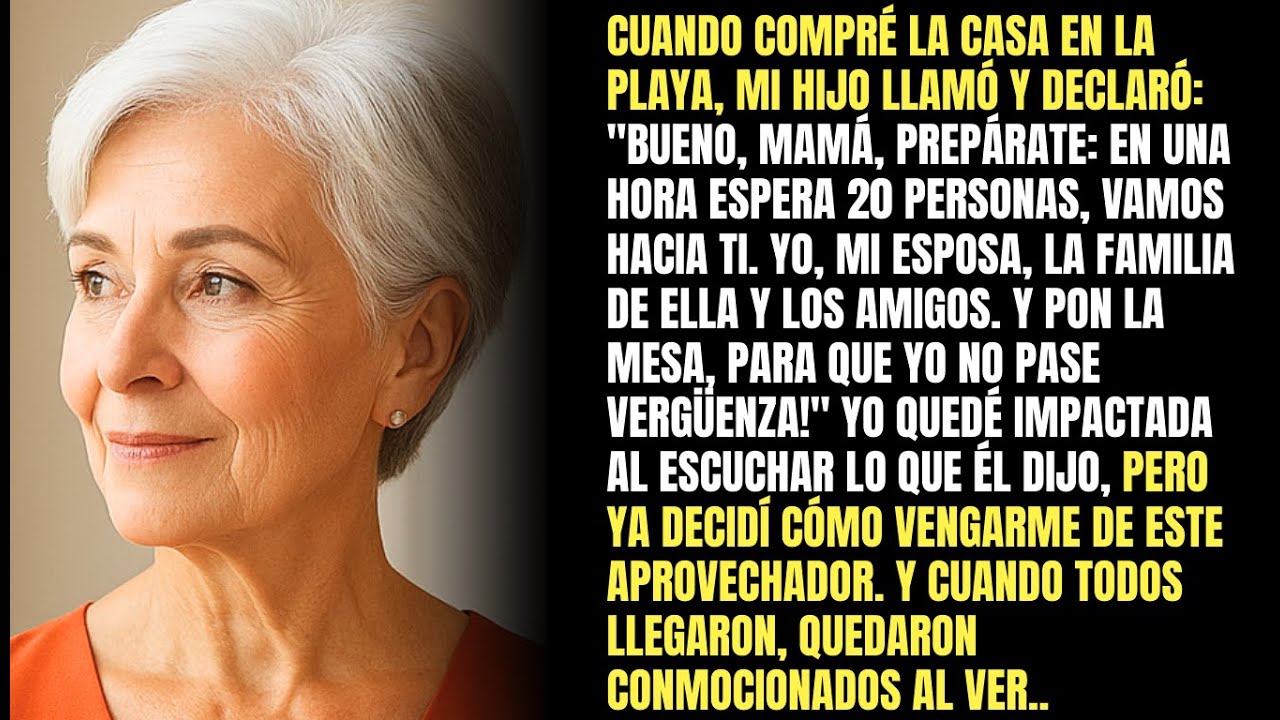 Cuando Compré La Casa En La Playa, Mi Hijo Llamó Y Declaró: 