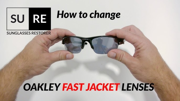 Oakley Fast Sunglasses Lenses Replacement(Installation/Removal) - YouTube