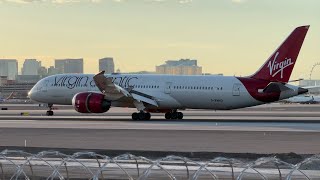 Virgin Atlantic Boeing 787-9 Dreamliner lands at Las Vegas | G-VWHO