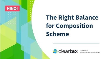 The Right Balance for Composition Scheme - रचना योजना के लिए सही बैलेंस