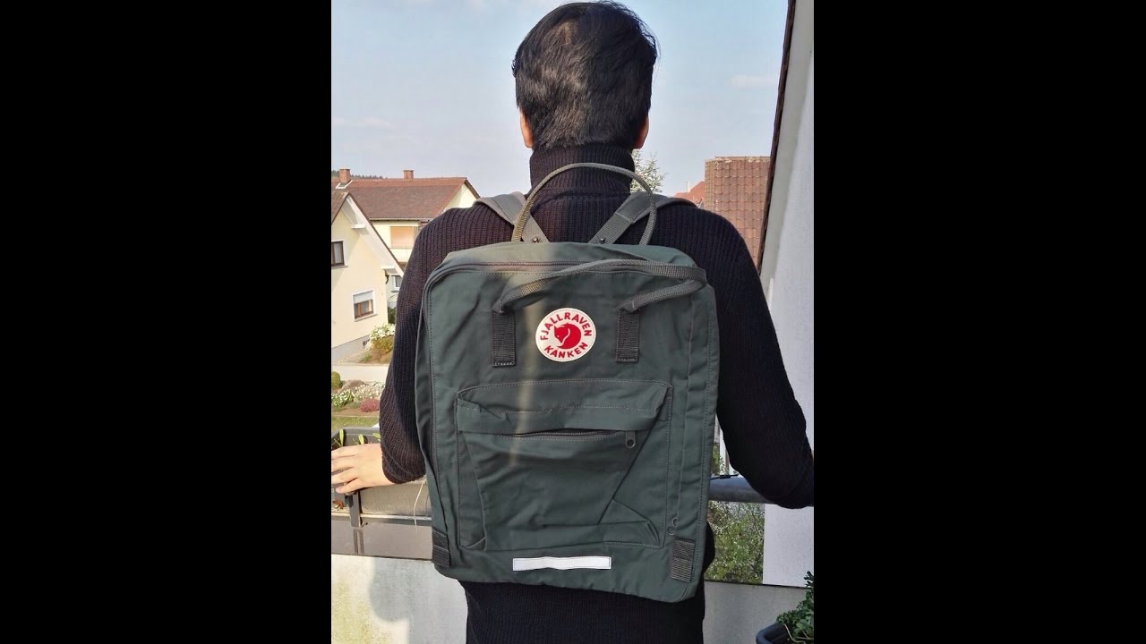 FJALLRAVEN KANKEN BIG FOREST GREEN BACKPACK UNBOXING INDONESIA FJ\u00c4LLR\u00c4VEN K\u00c5NKEN  YouTube