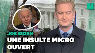 Joe Biden insulte un journaliste Fox News pensant son micro éteint