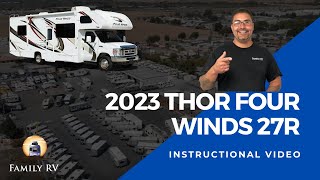 2023 Thor Four Winds 27R Walkthrough & Instructional Video | Family RV