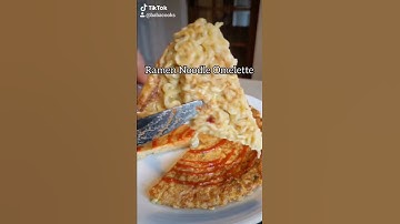 Ramen Noodle Omelette