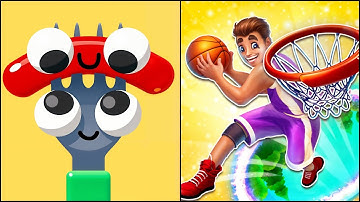 Fork N Sausage VS Hoop World - All Levels SpeedRun ep 1