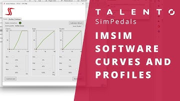 TALENTO SimPedals - Software curves and profiles