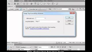 Dreamweaver and Accessible images