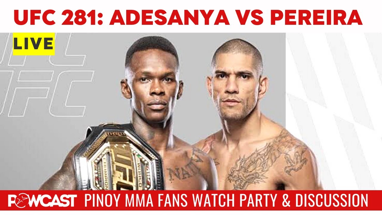 UFC 281 Adesanya vs Periera Pinoy Watch Party and Reaction