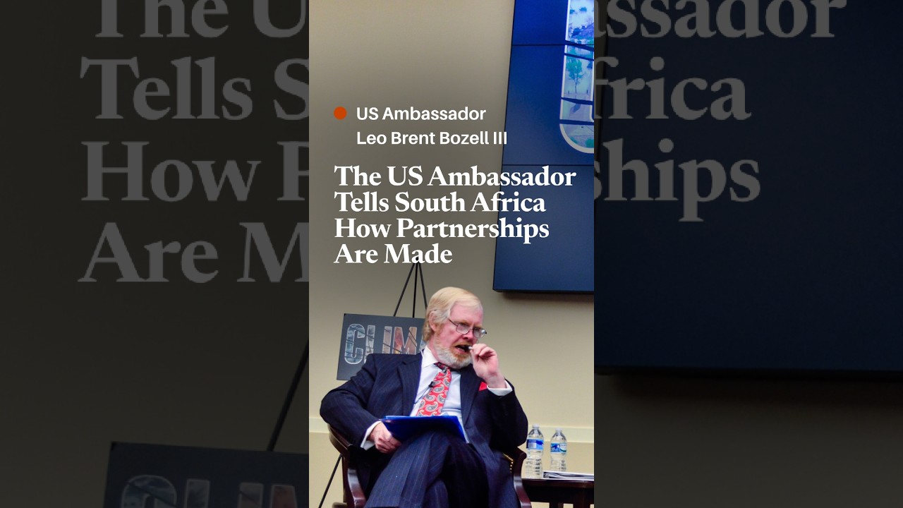 The US Ambassador Tells South Africa How Partnerships Are Made