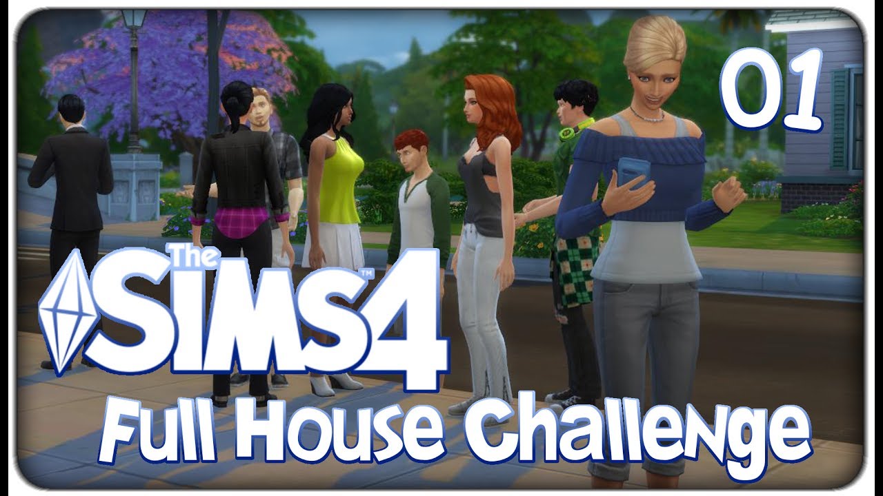 Sims 4 Full House Challenge Part 01 Auf in den Wahnsinn! YouTube