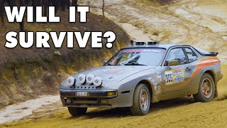 The Turbo 5 Cylinder Swapped 944's FIRST STAGE RALLY! | Built by Mike
