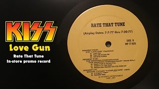 Video thumbnail of "KISS 'Love Gun' rare "Rate That Tune" promo"