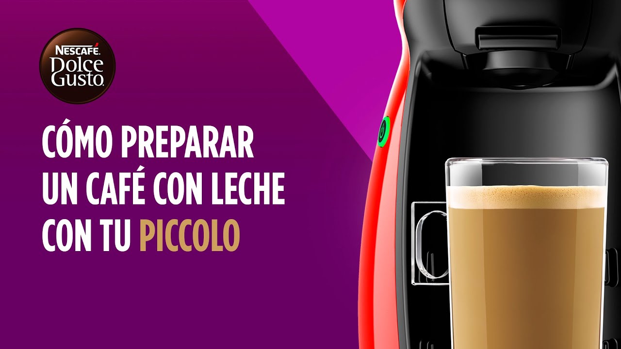 Cómo preparar un Café con Leche con la cafetera automática Genio