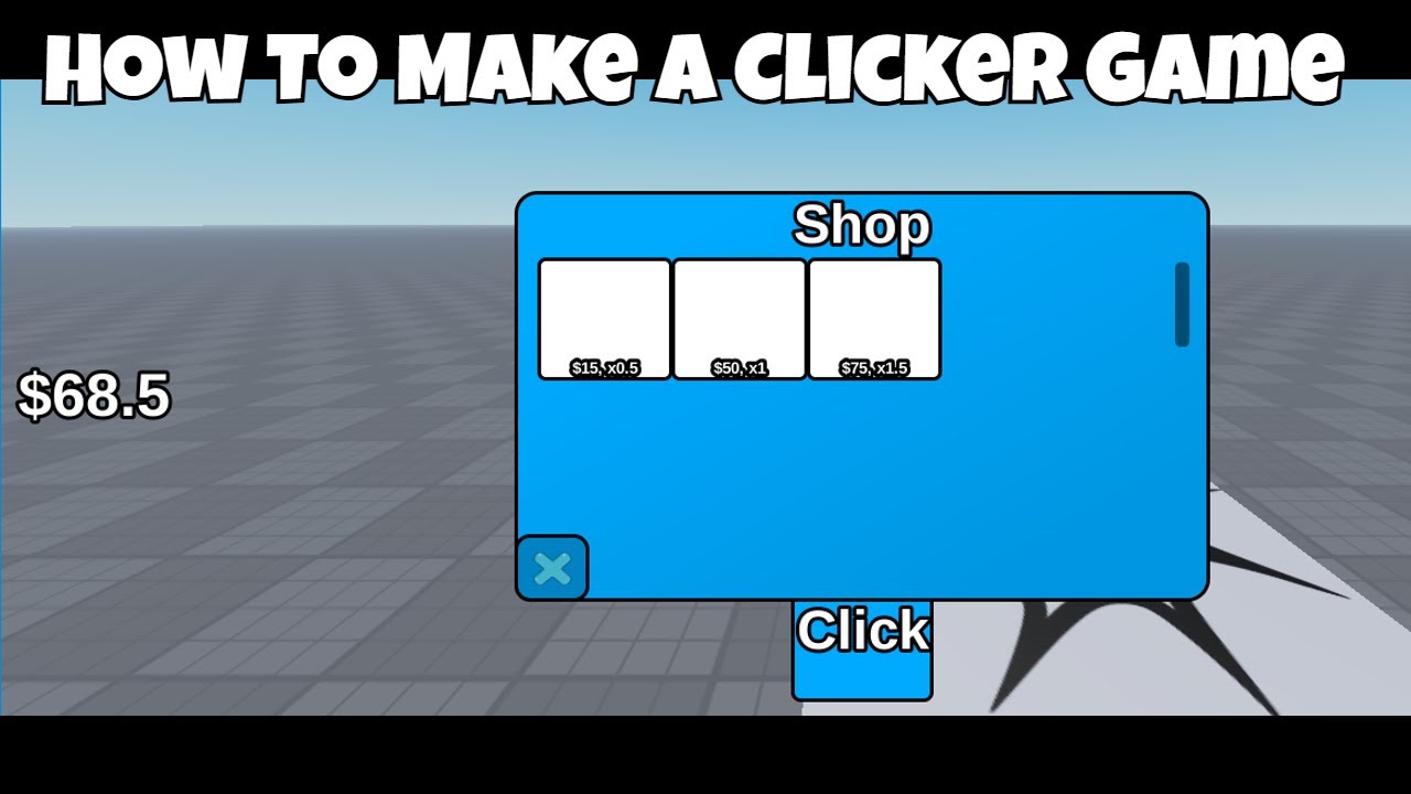 How To Make a Basic CLICKER Game | Roblox | 2024 - YouTube