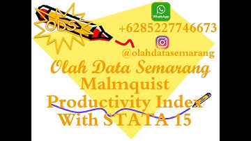 Malmquist Productivity Index With STATA 15